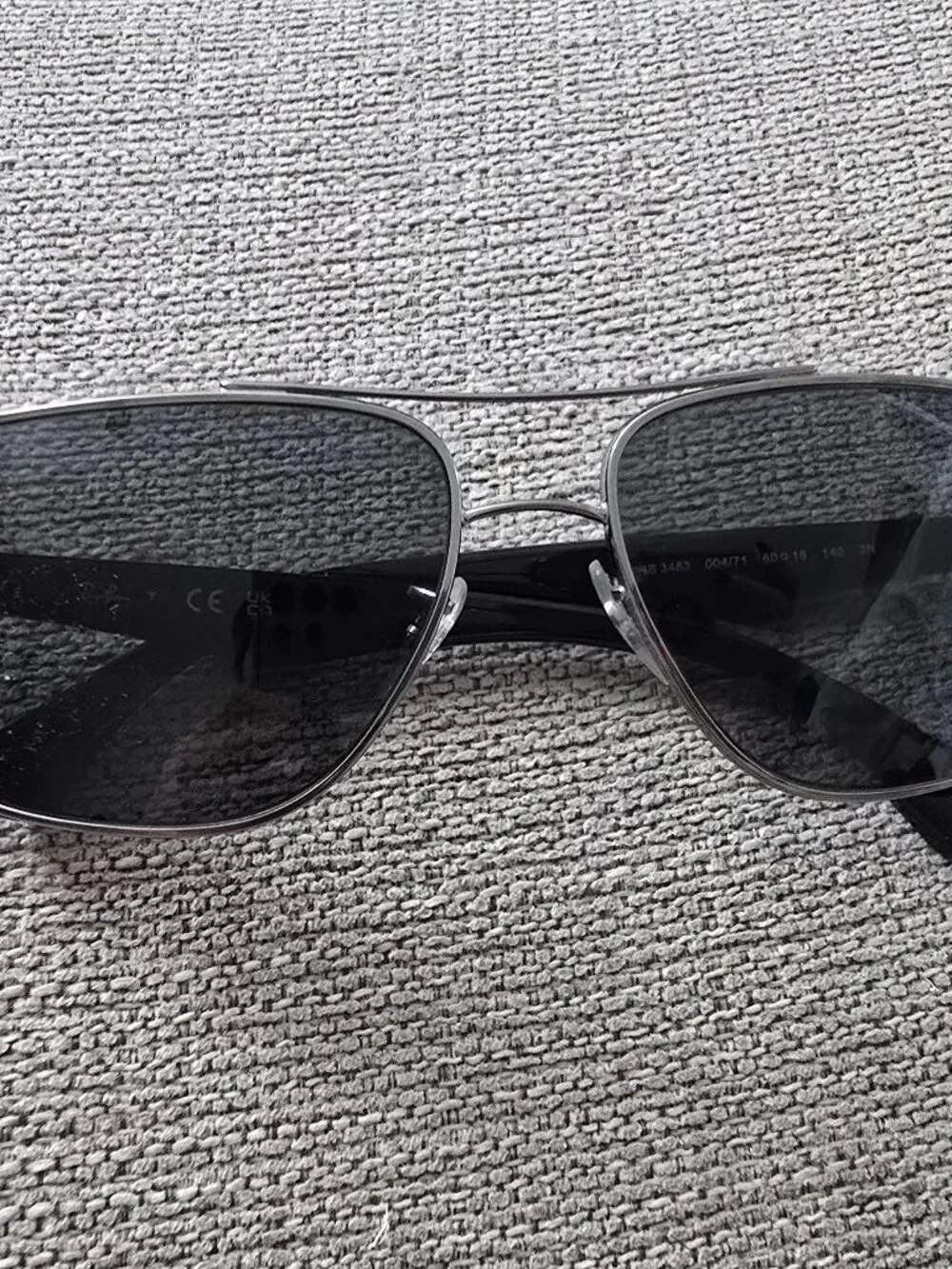 RAY-BAN RB 3483 004/71 SPORTS WRAP SQUARE EYEGLASSES FRAMES 60-16-140 3N